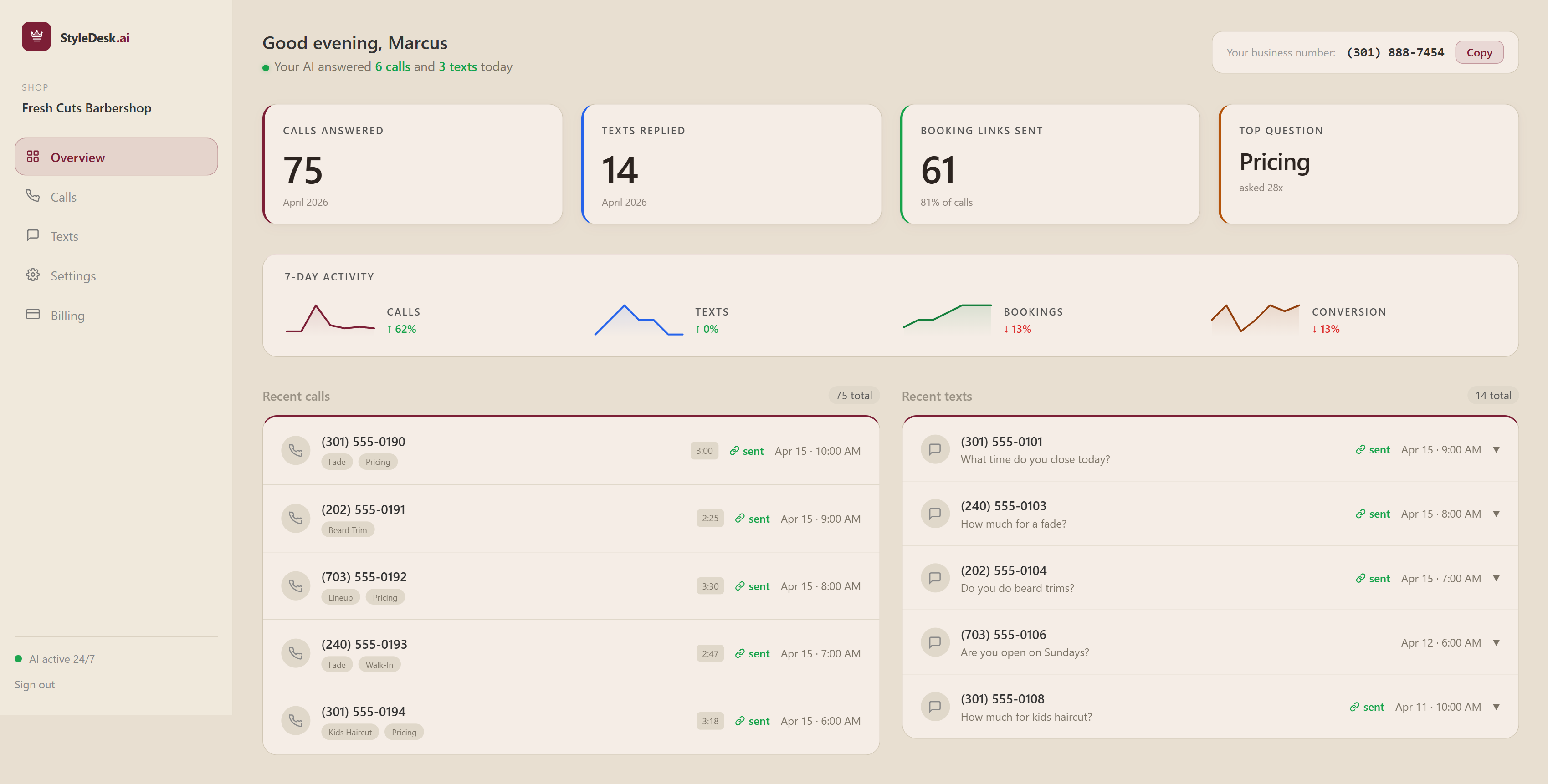 Basic Dashboard