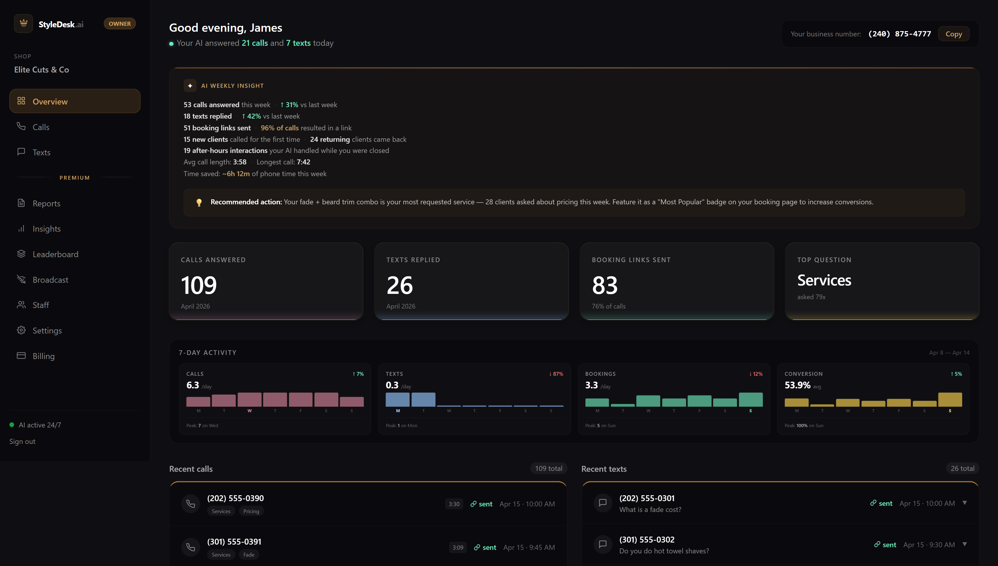 Premium Dashboard